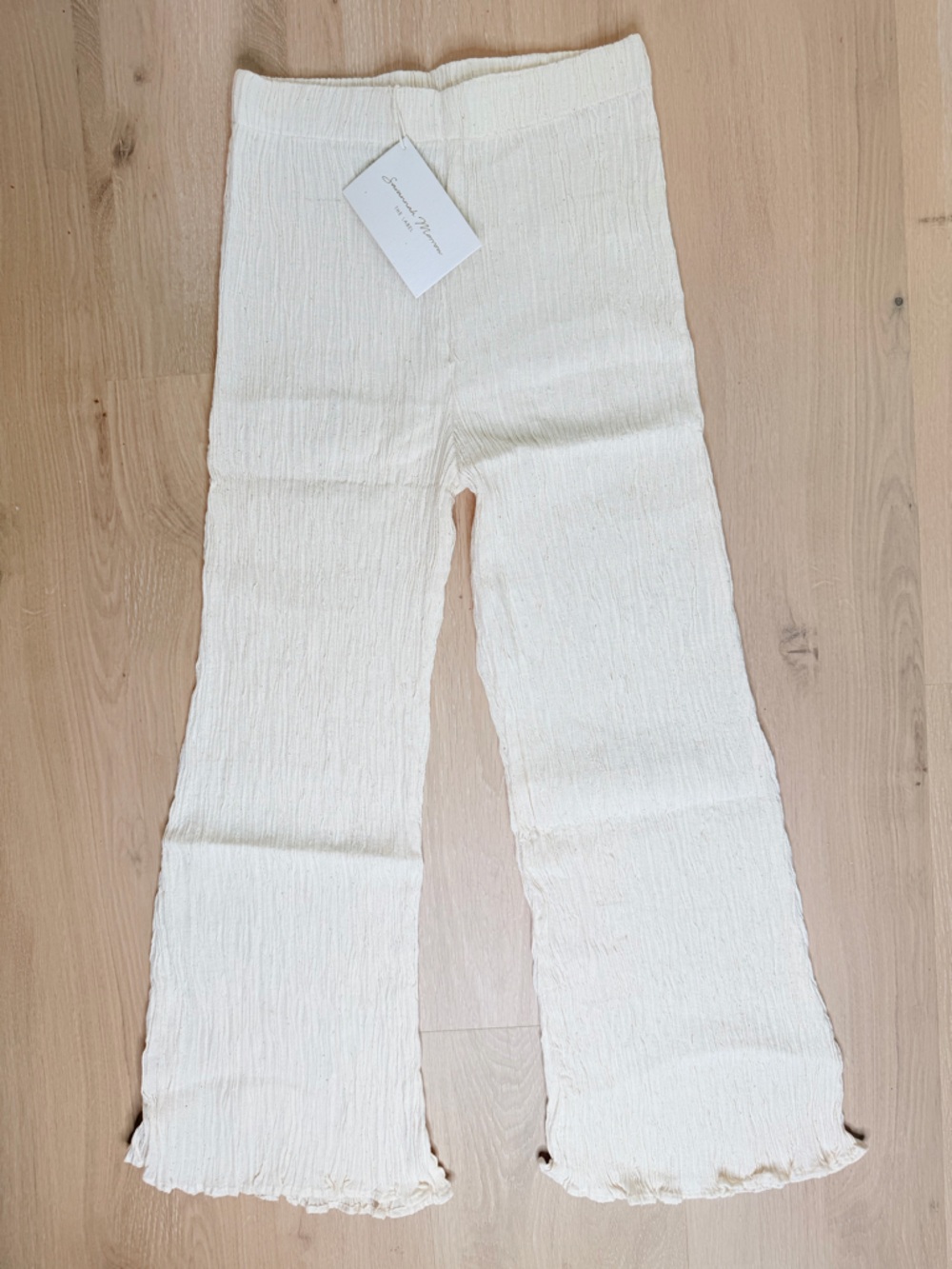 NWT Savannah Morrow organic cotton “June” pants